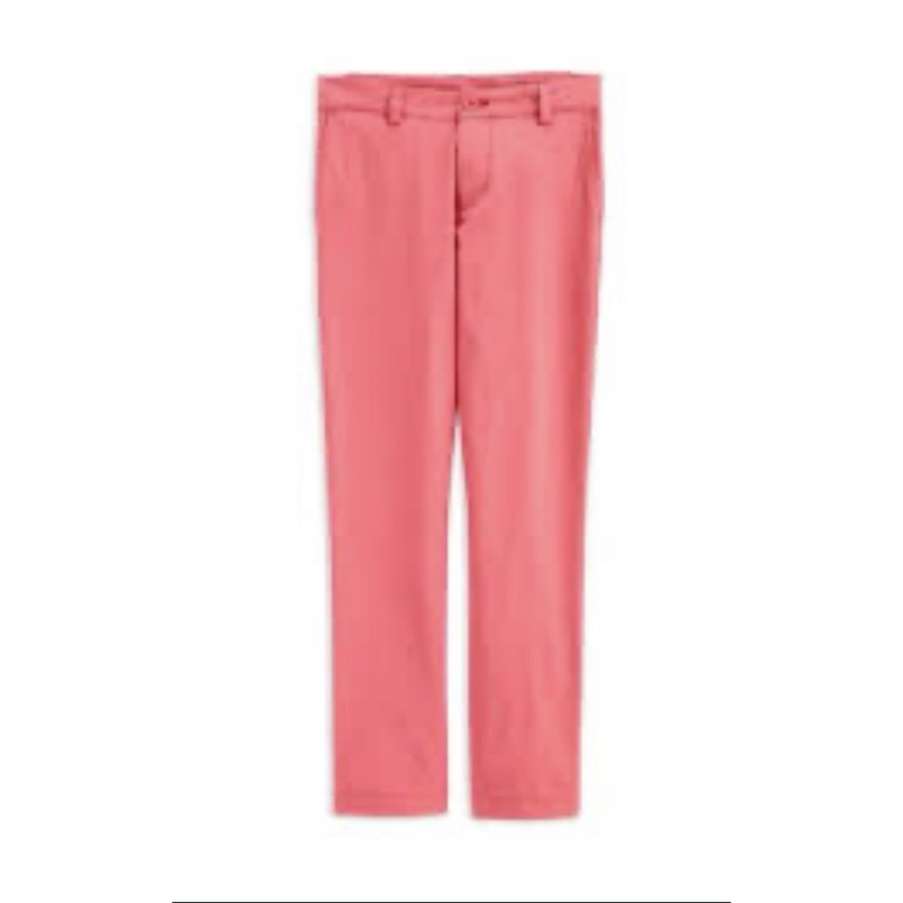 Vineyard Vines Boy Performance Breaker Pants Size 16 Sailor Red